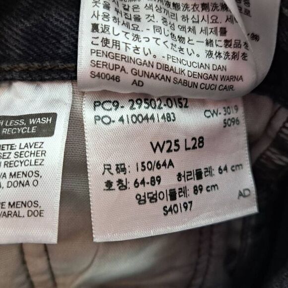 Levi's Premium Big E 501 Jeans in Charcoal Wash size 25 - Picture 11 of 11